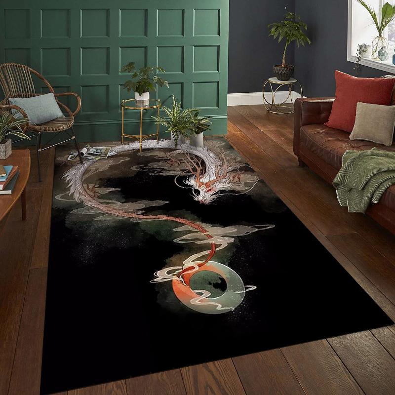 Японские коврики с легендой, тигр, домашний декор, большие коврики для спальни, квадратные коврики, ковры для гостиной, детские игровые коврики, подарки на день рождения