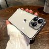 Plating Clear Phone Case For For Iphone 17 Air 16 16e 1 14 13 11 12 Pro Max Plus13 Mini Full Lens Glass Protector Silicone Cover
