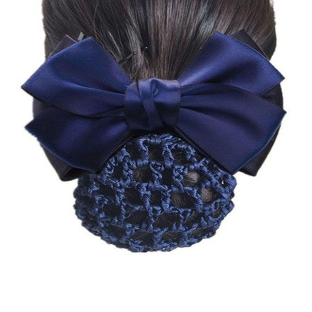 Hair Accessories Bowknot Hairgrips Net Bun Crochet Net Bun Hair Cover Net Bun Snood Women Barrette