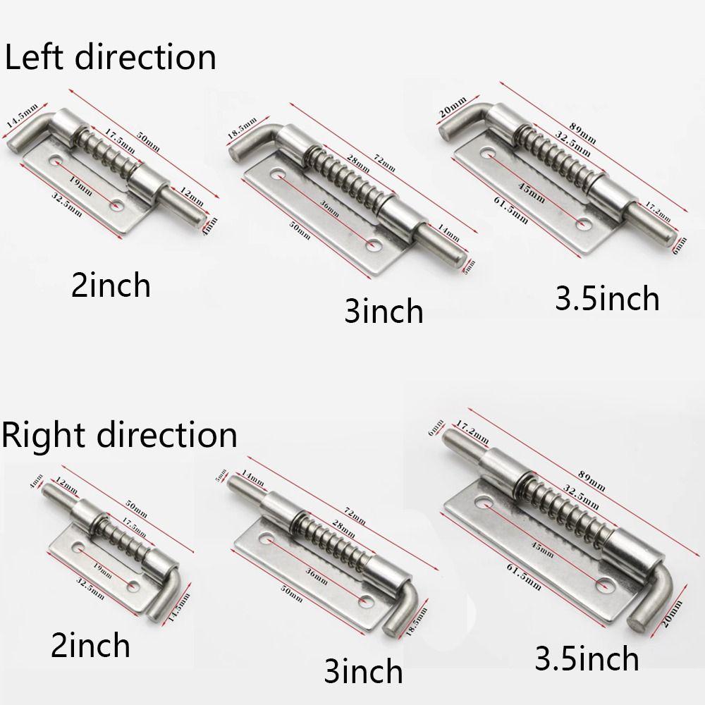 Anti-theft Door Latch Padlock Clasp Sliding Bolts Lock Durable Gate Safety Lock Home Hardware