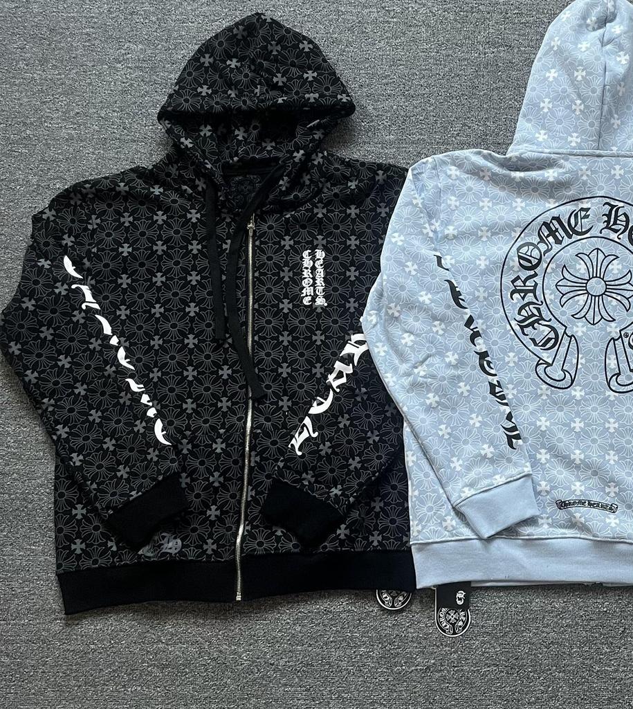 Худи с вышивкой Крест Подкова для мужчин и женщин - Осенняя одежда