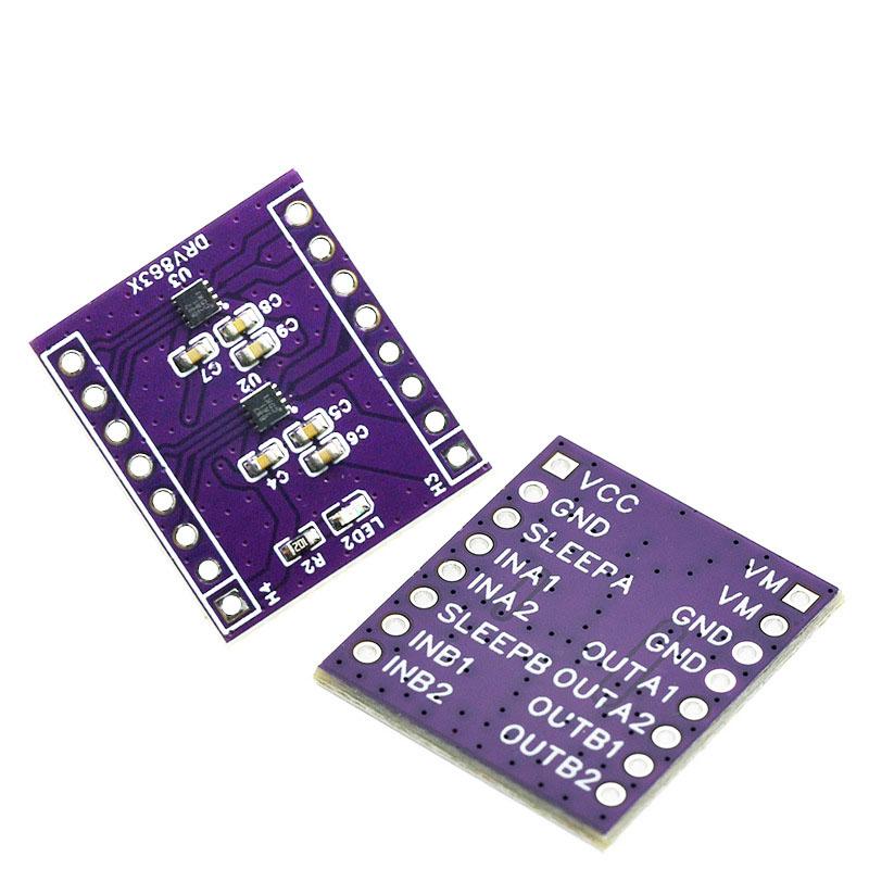 1/5/10/30/50Pcs DRV8837 1 Channel 2 Channel DC H-Bridge Motor Driver Module 1.8A Output Stepper Brushed DC Motor Drive Board