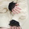 Ruffle False Wrist Cuffs Embroidery Details Lace Fake Cuffs Detachable Sleeves  Bridal Gowns