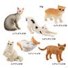 Животное Модель Моделирование Кошка Игрушка Реалистичные Коллекционные Портативные Украшения Фигурка для Газона Спальни