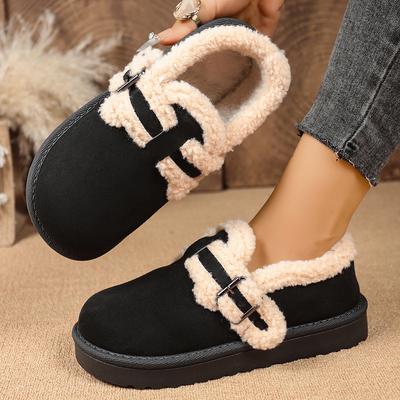 Женские ретро сноубутсы Новые слипоны Римский дизайнер Резиновая обувь Женские уличные Баотоу Удобные ботильоны Zapatos De Mujer