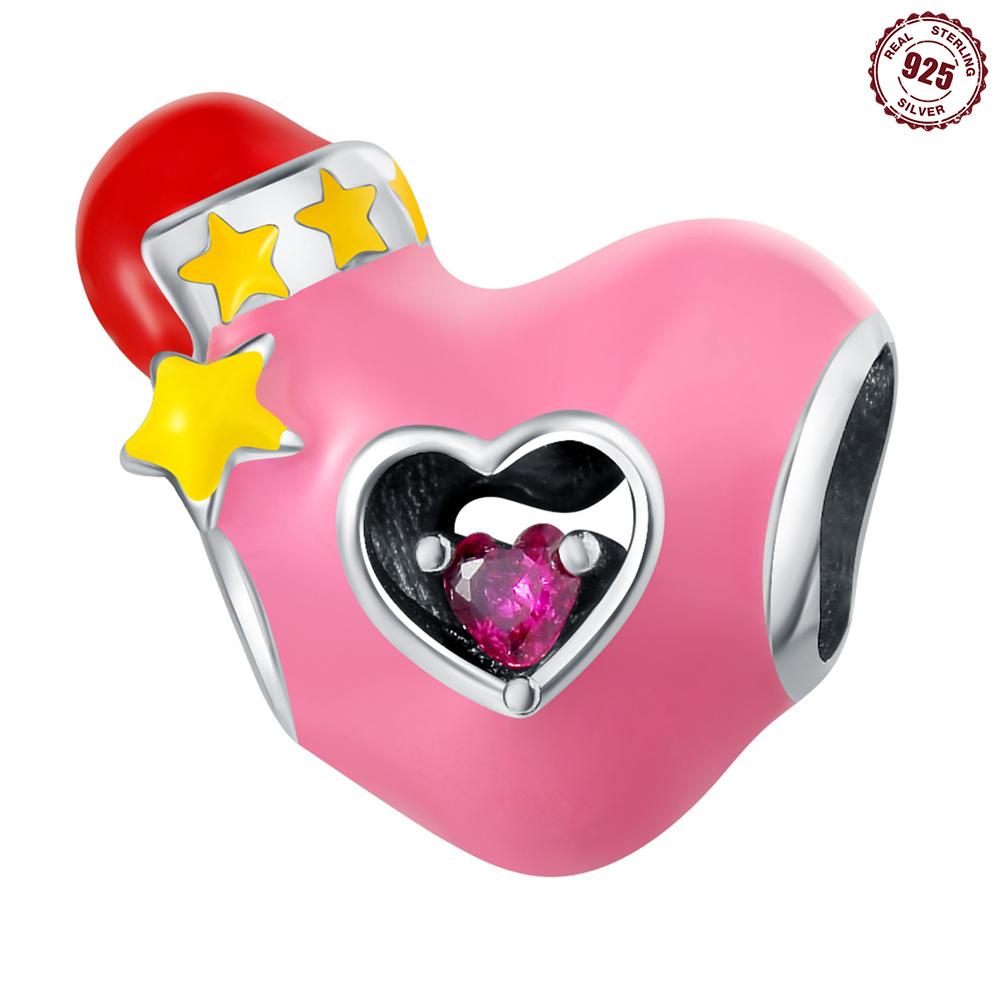 Copper Christmas Series Elk Heart Hat Charms Beads Fit Original Bracelet Necklace Fine Jewelry Women Diy Gifts