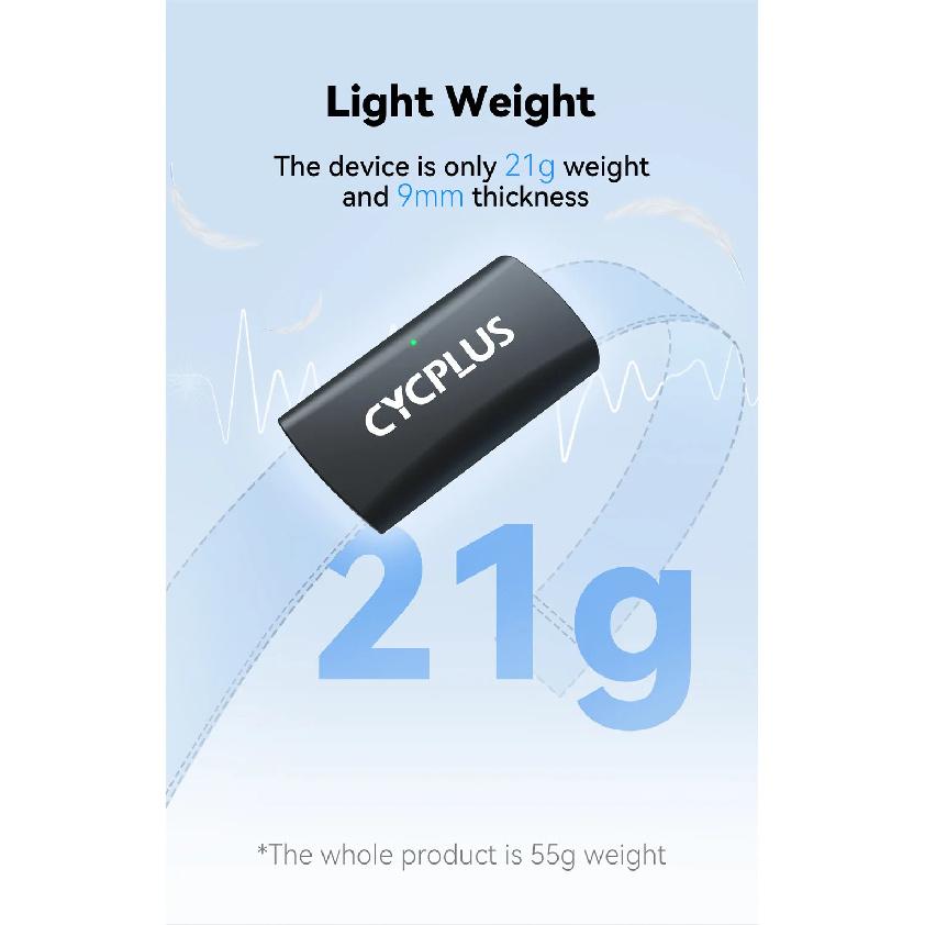 CYCPLUS Нагрудный датчик пульса BLE ANT+ IPX7 Грудной ремень для измерения пульса Аксессуары для велокомпьютера Велоспорт Датчик каденса и скорости
