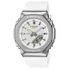 Женские часы G-Shock, Коллекция Precious Heart 2025, Экологичный металл с покрытием, GM-S2110SH-7AJF, Белый, Оригинальная модель из Японии