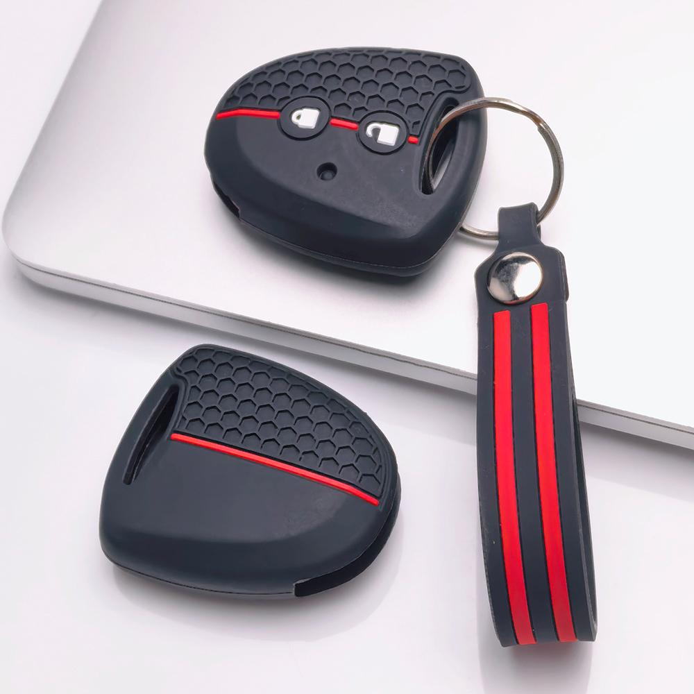 Чехол для ключа для Toyota Hilux Yaris Corolla Rav4 Vigo Vitz Echo Classic с брелоком Защита от царапин Ударопрочная защита Мягкая текстура захвата