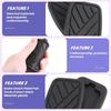 2Pcs Brake Clutch Pedal Pad Cover 49751-58J00 For Suzuki Grand Vitara Swift SX4