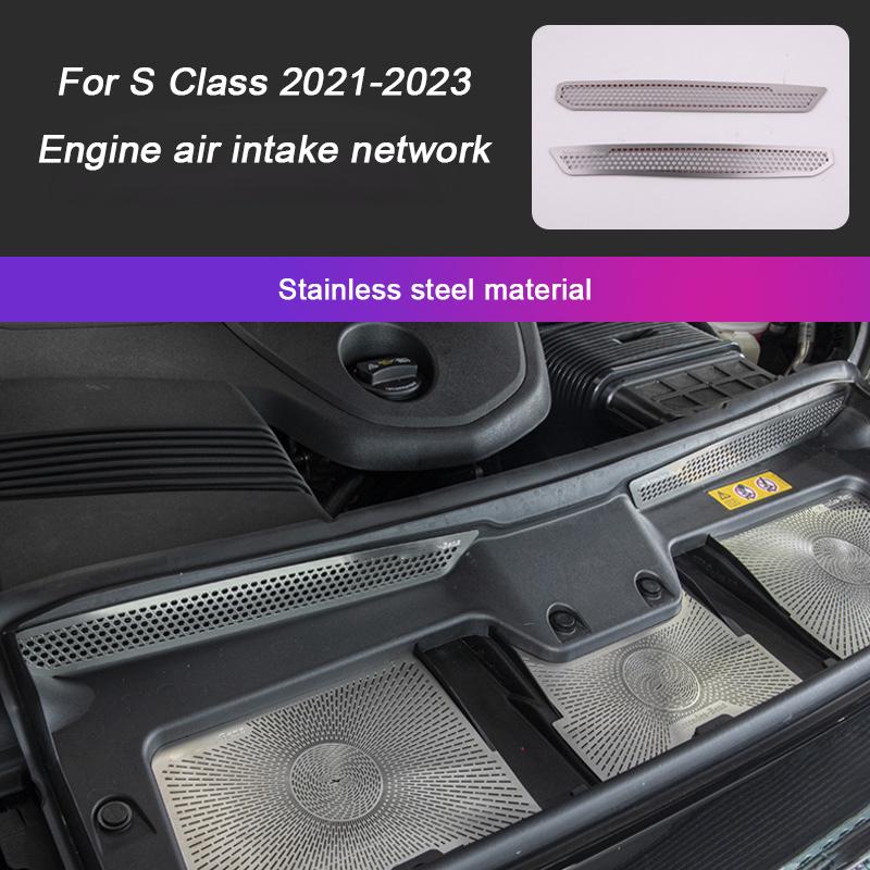 For Mercedes Benz S-Class V223 W223 , Under The Seat Air Outlet Mask Central Control Horn Cover Interior Accessory