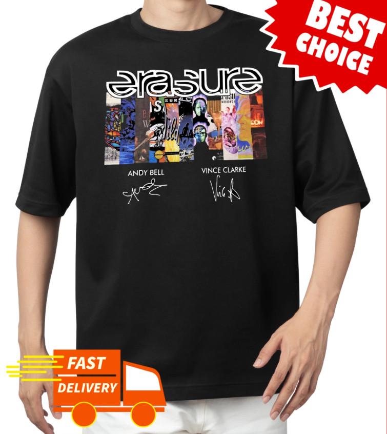 Erasure Concert Tour Band Collection T-shirt S-5XL
