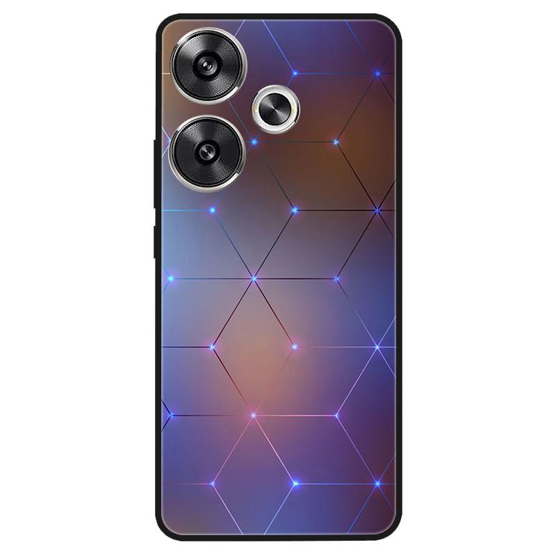 For Xiaomi Poco M6 4G Case Shockproof Soft Silicone TPU Bumper for Poco M6 4G Cover PocoM6 4G 2024 Lovely Luxury Cartoon Fundas