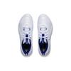Li Ning Ace V Collection Нескользящие, износостойкие, дышащие низкие бадминтонные кроссовки Унисекс Белый Синий AYTT001-3