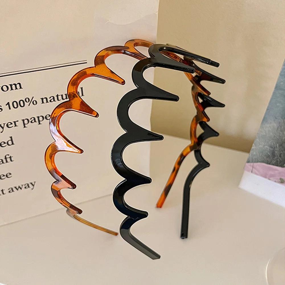 1Pc New Headband Hair Comb Zigzag Band Notched Headband Woman Man Girl Christmas Birthday Gift Rescue Broken Hair Artifact