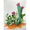 Красочная алмазная живопись Кактус 5D полная круглая Алмазная вышивка мозаика растение ручной работы комплект декора для дома