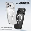 For iPhone 17 Pro Max Case Compatible with MagSafe TPU+PC Clear Phone Back Cover