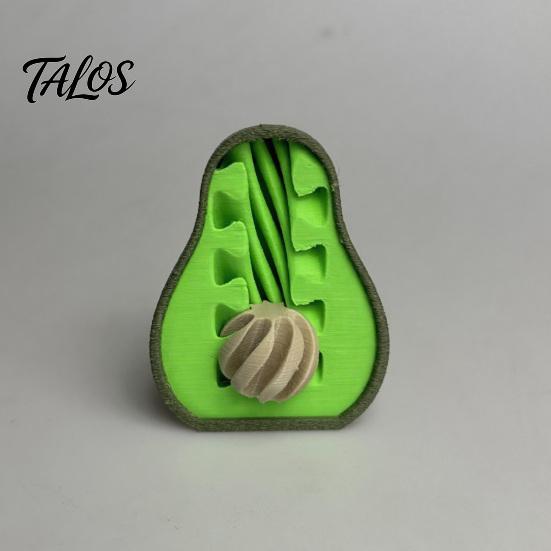 Talos 3D-печатные овощи и фрукты, игрушка-антистресс, гибкая растягивающаяся пиксельная фруктовая фиджет-игрушка для снятия тревоги, портативное настольное украшение, стресс