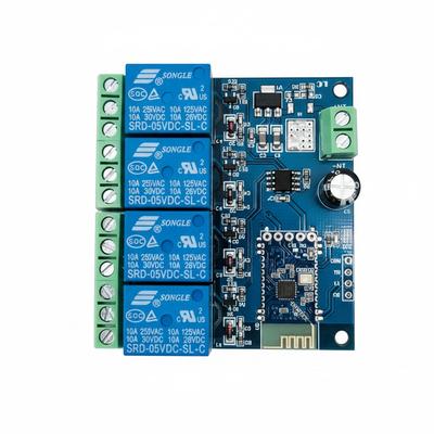 5 В/12 В 4-канальное реле Bluetooth IoT Умный дом Управление с телефона через приложение Удаленный переключатель Новая версия