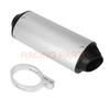 38mm 32mm 28mm Motorcycle Exhaust Muffler Tip Pipe for 125 150 160cc Dirt Pit Bike ATV black Grey Kayo BSE