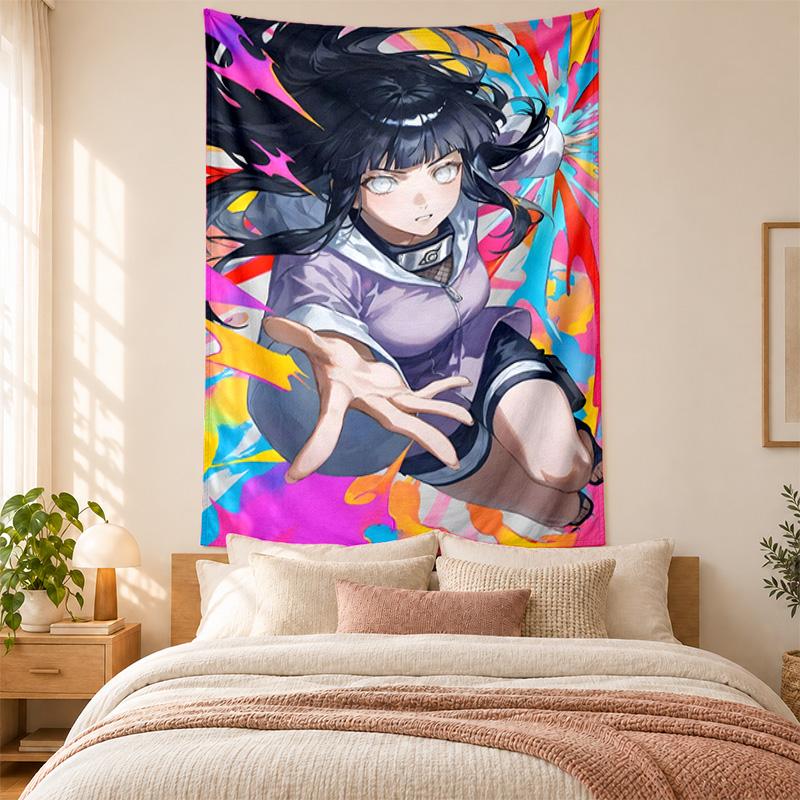 Hyuga Hinata Tapestry highquality for decorating living room bedroom dorm walls ideal as bedroom wallart orholiday gift