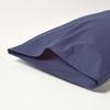 Taie d'oreiller - HOMESCAPES - Bleu Marine - 200 fils - 50 x 75 cm - Coton égyptien