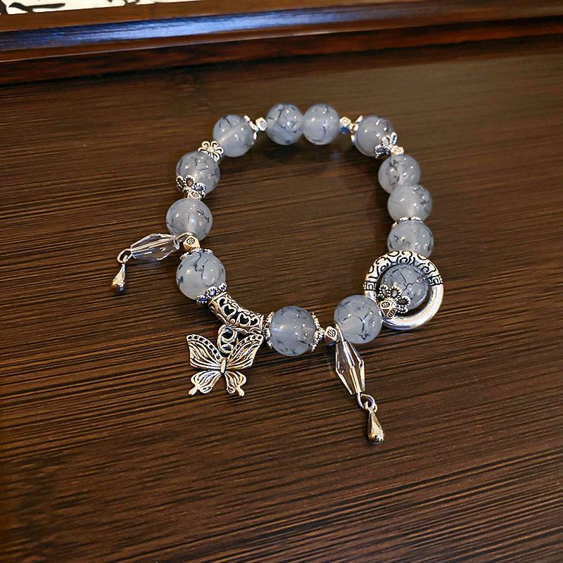 Natural Stone Bracelets Sweet Dopamine Pearl Baroque Bracelets Simple Collarbone Chain Fashionable Temperament Accessory