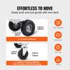 SucceBuy Folding Hand Truck Aluminum Heavy Industrial Collapsible Dolly Cart for Transport and Moving in Warehouse Supermarket