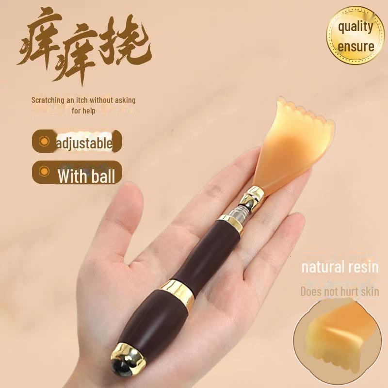 Dual-Head Telescopic Back Scratcher & Portable Massager