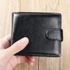 Модный мужской кожаный кошелек с RFID-защитой от кражи, зажимом-клипсой, отделением из коровьей кожи, повседневный, многослотовый
