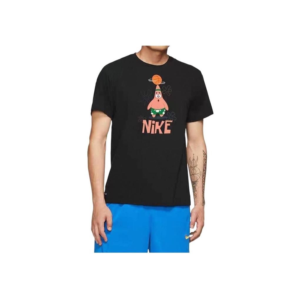 Nike Kyrie X Spongebob Dri-Fit Patrick Star Tee (Asia Sizing) Black Men Streetwear CJ9267-010