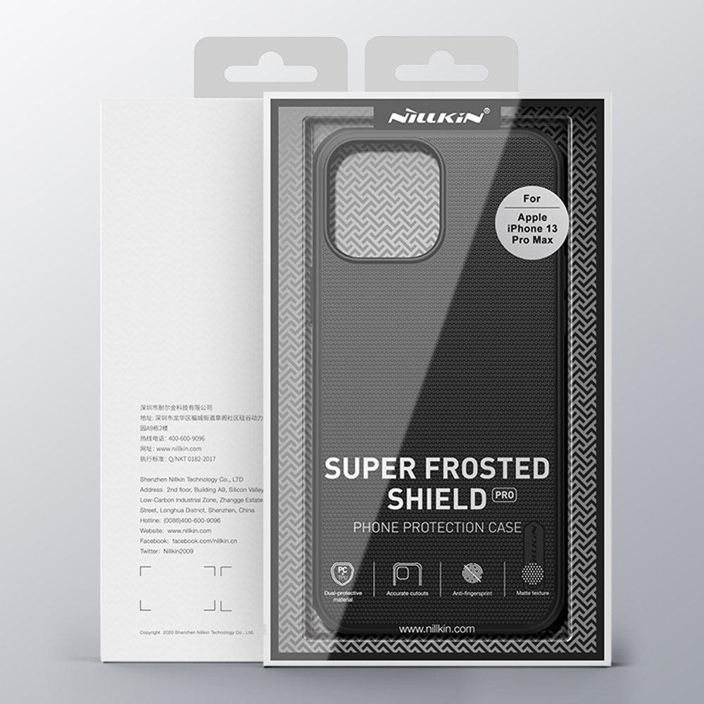 Nillkin Enhanced Frosted Shield Case for iPhone 13 Pro Max - Blue