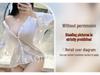Chaqu Fun Lingerie: Sexy High Neck Backless Sweater - Quick Release Seductive Christmas Cosplay for Women