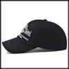 Бейсболка CZA419 [Белый Клык], Кепка, Кепка, Вышитая, Повседневная, Стильная, Для улицы, Мужская, Женская, (черный)