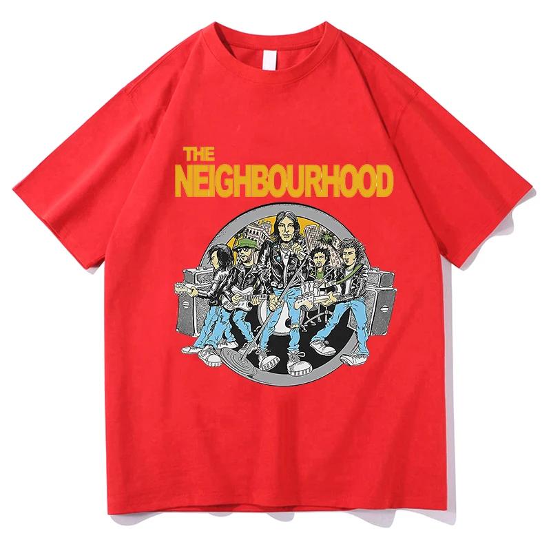 Classic Black White NEIGHBORHOOD Short-sleeved T-shirts Pop Harajuku Women T Shirt Signature Slogan Top NBHD T Shirts Streetwear