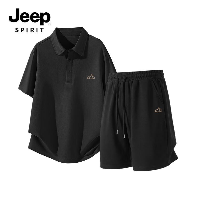 Мужской повседневный комплект: пуловер и шорты-бермуды JEEP SPIRIT