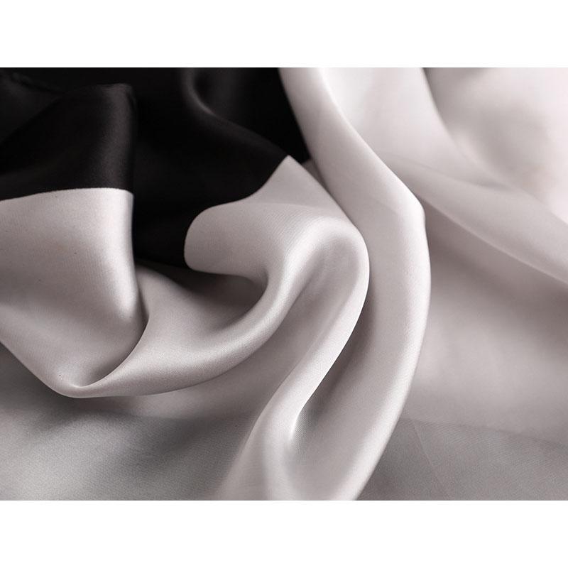 Осенний новый шарф, женский солнцезащитный шелковый шарф, модный теплый шелковый шарф