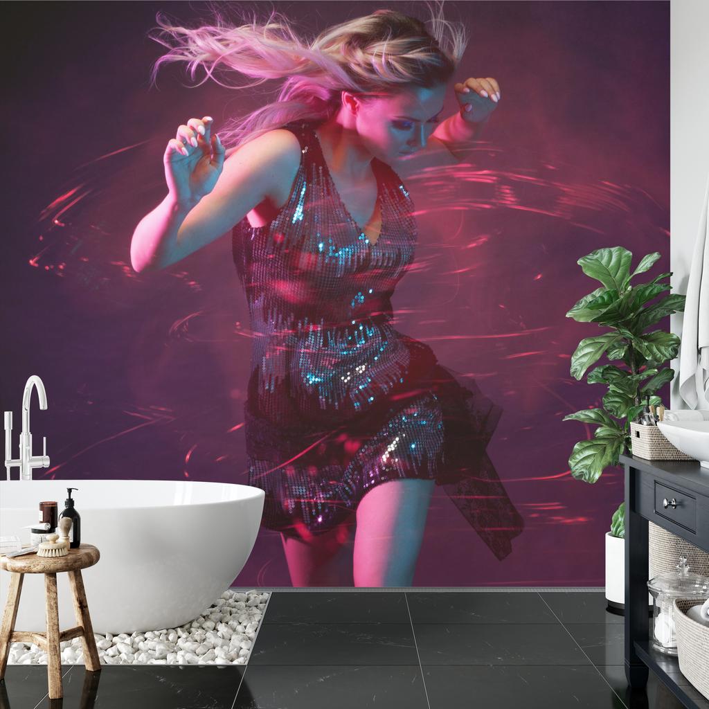 Photomural Young Woman In Dance Smooth Vinyl 208x146