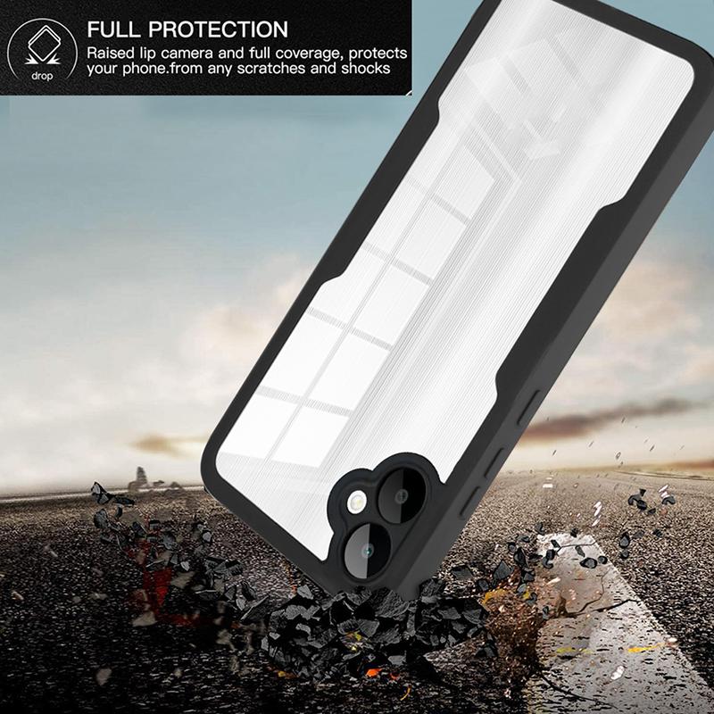 Чехол для телефона Samsung Galaxy A51 A52 A52S A53 A54 A55 A71 A72 A73 A82 с двухсторонним прозрачным противоударным покрытием