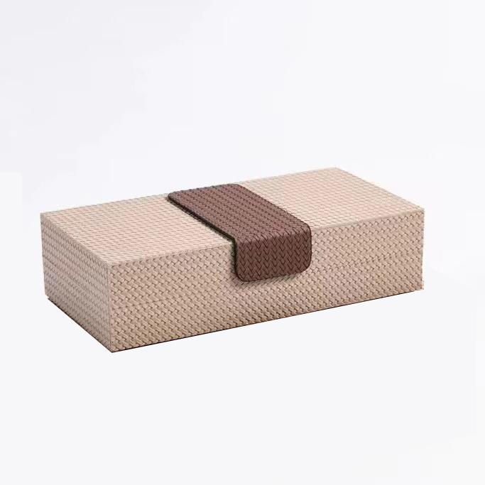 Современный минималистский небольшой кожаный браслет, ожерелье, шкатулки для украшений, органайзер для сережек, женские аксессуары, разделитель, роскошное украшение для хранения