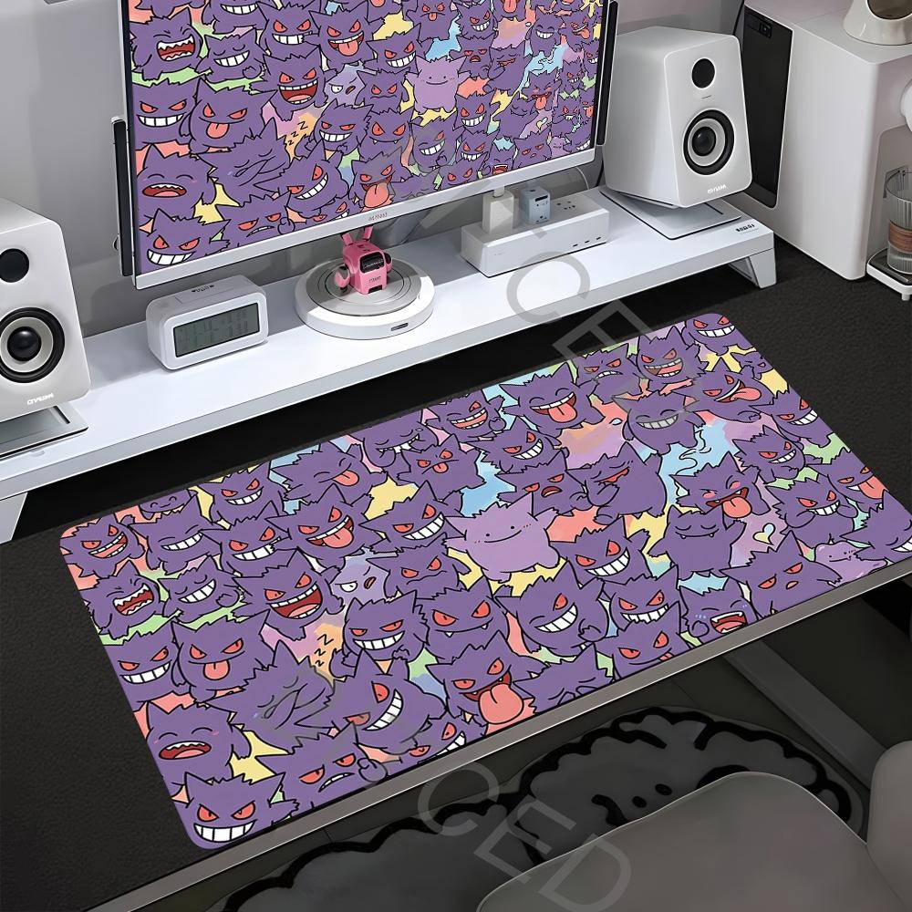 xcm Mouse Pad Pokemon Gengar Gamer Larger Xxl Computer Notebook Rubber Mousepad Carpet Gaming Accessories Keyboard Desk Mat