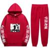 2021 Jujutsu Kaisen Anime Hoodie and Pants Sets Men Women Winter Fashion 2 Piece Set Tracksuit and Sweatpants Jujutsu Kaisen Sui X0909