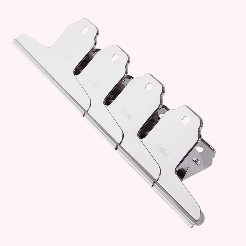 Deli 127mm Silver Metal Bulldog Clips