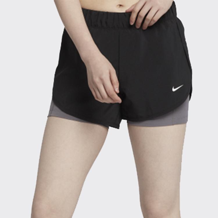 Nike Легкие быстросохнущие тренировочные шорты женские шорты черные серые AR6354-013