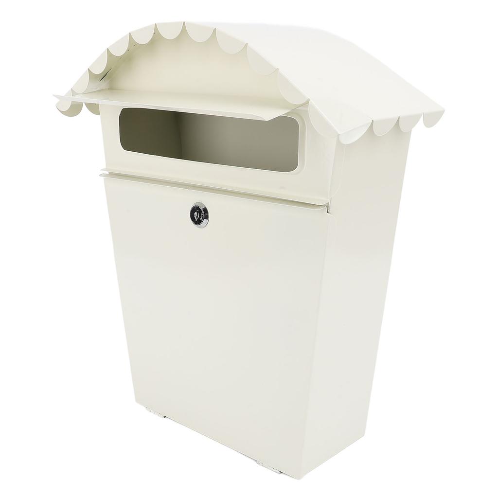 Железный почтовый ящик винтажный непромокаемый почтовый ящик декоративный домашний офисный стол украшение с замком для