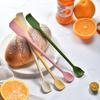 Силиконовая двухсторонняя лопатка для джема Кухонная силиконовая лопатка для джема Бытовая двухсторонняя палочка для размешивания Ложка