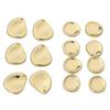 Copper Concave Irregular Oval Pendant For DIY Jewelry Making Craft Accessories