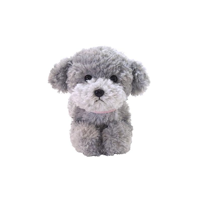 Knee Puppy Toy Poodle Gray Plush Toy Small P-4152