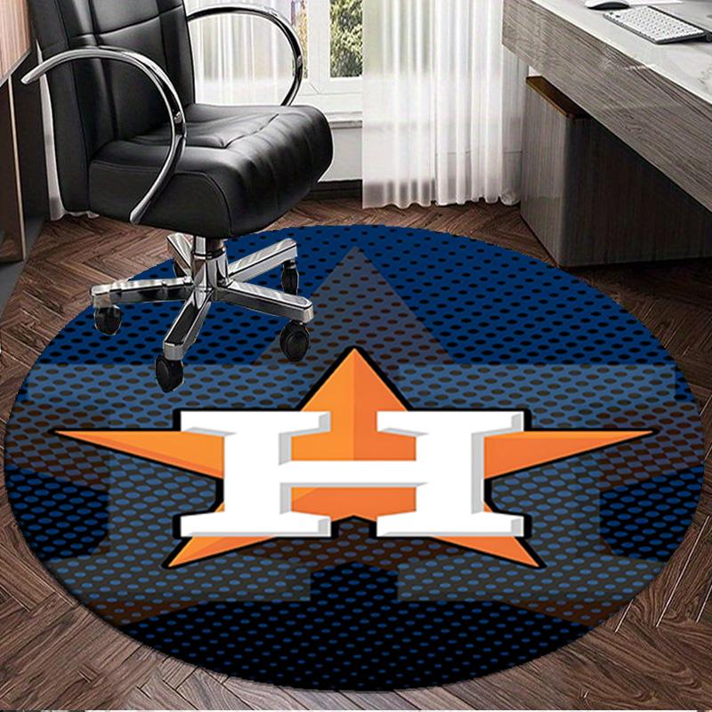 Houston basketball Graffiti Art Rug Office Carpet Non-Slip Mat, Chair Rug Floor Covering for Gaming, Bedroom,Living Room ,Home Decor Christmas Gift