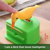 Automatic Bird Toothpick Dispenser: Hygienic and Fun Kitchen Tool - Plastic Material